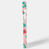 Retro Kerstpostzegels Case-Mate iPhone Case (Achterkant / Links)