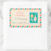 Retro Kerstpostzegels Labels - Ballen (Tas)