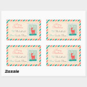 Retro Kerstpostzegels Labels - Herten (Vel)