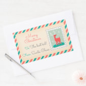 Retro Kerstpostzegels Labels - Herten (Envelop)