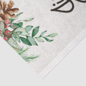 Retro-kerstreces en snoepriet tissuepapier (Detail)