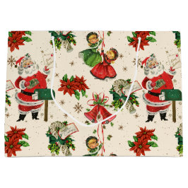 Retro Kerstschoonheden  Groot Cadeauzakje
