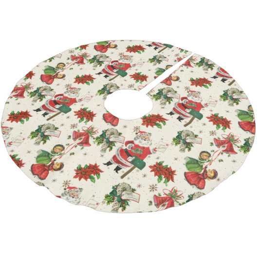 Retro Kerstschoonheden Kerstboom Rok (Gekanteld)