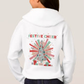Retro Kerstsfeer Roze & Mint Kerstboom (Achterkant)