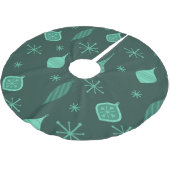 Retro Kerstsierents Green Kerstboom Rok (Gekanteld)