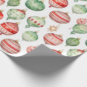 Retro kerstsierpapier cadeaupapier (Hoek)