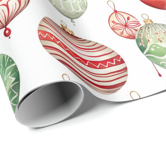 Retro kerstsierpapier cadeaupapier (Rol Hoek)