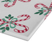 retro kerstsnoepriet snijplank (Hoek)