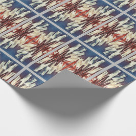 Retro kerstsnowflake Sweater Cadeaupapier