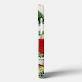 Retro-kerstsnowman-telefoongesprek taai xtreme-hoe Case-Mate iPhone case (Achterkant / Links)