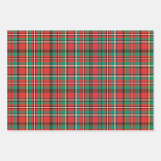 Retro kerstspelvariëteit inpakpapier vel (Voorkant)