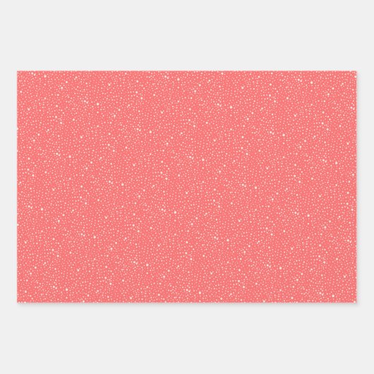 Retro-kerststrepen, pokadots, renrendier inpakpapier vel (Voorkant 3)