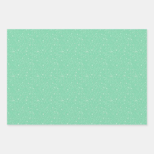 Retro-kerststrepen, pokadots, renrendier inpakpapier vel (Voorkant 3)