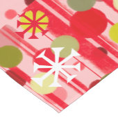 Retro-kersttafelrunner Korte Tafelloper (Hoek)