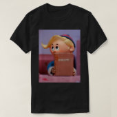 Retro kersttentist Hermey de Elf Premium T-shirt (Design voorkant)