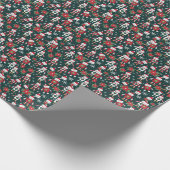 Retro Kersttrui Sci-Fi Robots Cadeaupapier (Hoek)