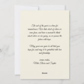 Retro Kerstvakantie Custom Foto & Bericht Feestdagenkaart (Achterkant)