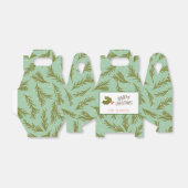 Retro Kerstverlichting Bedankdoosjes (Uitgevouwen)