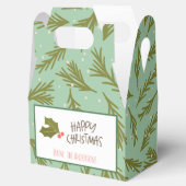 Retro Kerstverlichting Bedankdoosjes (Geopend)