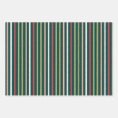 Retro Kerstversiering Midcentury Moderne kleuren Inpakpapier Vel (Voorkant 2)