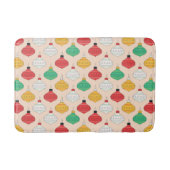 Retro Kerstversiering Patroon Badmat (Voorkant)