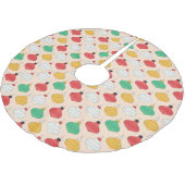 Retro Kerstversiering Patroon Kerstboom Rok (Gekanteld)