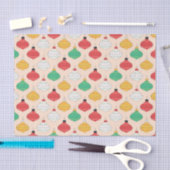 Retro Kerstversiering Patroon Tissuepapier (Craft)