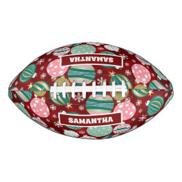  Retro Kerstversieringen en Sneeuwvlokken American Football