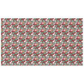 Retro Kerstversieringen en Sneeuwvlokken Tafelkleed (Voorkant (Horizontaal))