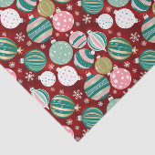  Retro Kerstversieringen en Sneeuwvlokken Tissuepapier (Detail)