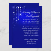 Retro kerstversieringen Weddenschappen metallic bl Kaart (Voorkant / Achterkant)