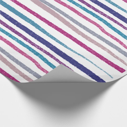 Retro Kerstwraps Cadeaupapier (Hoek)