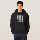 Retro Keuken Afwasmachine Hoodie (Voorkant volledig)