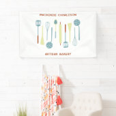 Retro Keuken Bakkerij Cafe Catering Business Spandoek (Insitu)