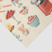 Retro Keuken Cakes en Gereedschap Tissuepapier (Detail)
