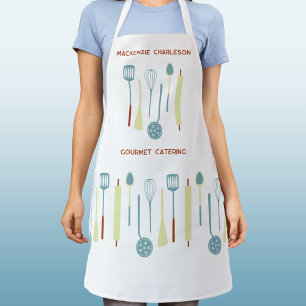 Retro keuken catering gepersonaliseerd schort