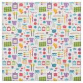 Retro keuken chef-kok bakken stof (Swatch)