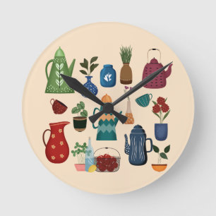 Retro Keuken Essentiëlen Ronde Klok