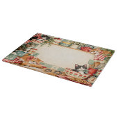 Retro keuken katten snijplank (Hoek)