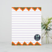 Retro keuken kookgerei Zigzag Chevron (Staand voorkant)