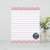 Retro keuken kookgerei Zigzag Chevron (Staand voorkant)