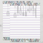 Retro keuken kookgerei Zigzag Chevron (Voorkant / Achterkant)