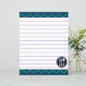 Retro keuken kookgerei Zigzag Chevron (Staand voorkant)