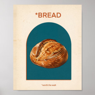 Retro Keuken Kunst Nr. 10 Vintage Schilderij Poster