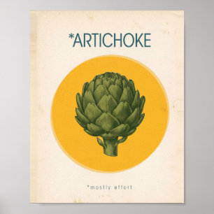 Retro Keuken Kunst Nr. 7 Vintage Schilderij Poster
