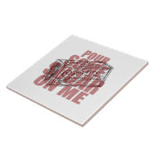 Retro Keuken Marshmallows | Giet wat suiker op me Tegeltje (Zijkant)