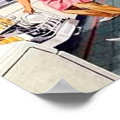 retro  keuken poster (Hoek)