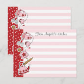 Retro Keuken Recept Briefkaart (Voorkant / Achterkant)