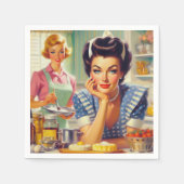 Retro keuken schilderij servet (Voorkant)