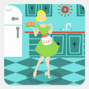 Retro Keuken Stickers